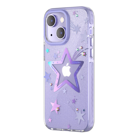Чехол для смартфона Kingxbar серии Heart Star, фиолетовый.