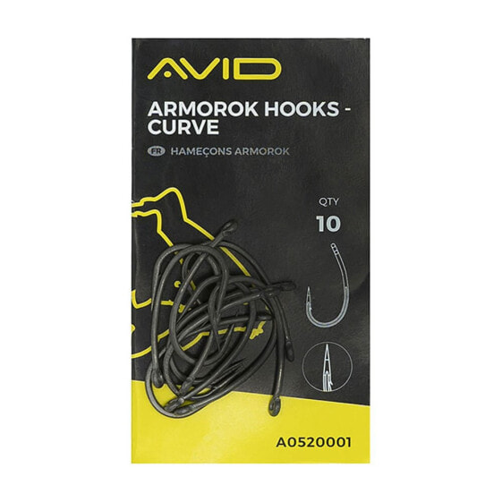 AVID CARP Armorok Curve barbed single eyed hook