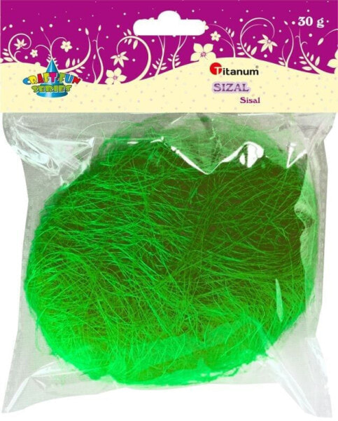 Декоративные элементы Titanum Sisal Grass 30г зеленый