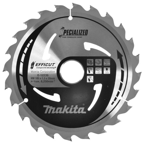 Makita E-12239 - Plastic - Wood - 18.5 cm - 2 cm - 8250 RPM - 1.5 mm - Makita