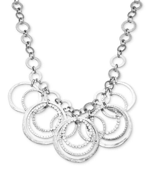 Shaky Circle Statement Necklace, 18-3/4" + 3" extender, Created for Macy's