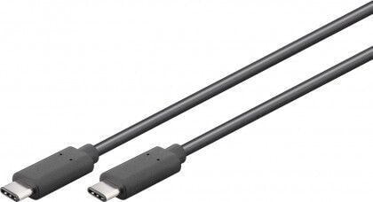 Goobay 66507 - 1.5 m - USB C - USB C - USB 3.2 Gen 1 (3.1 Gen 1) - 5000 Mbit/s - Black