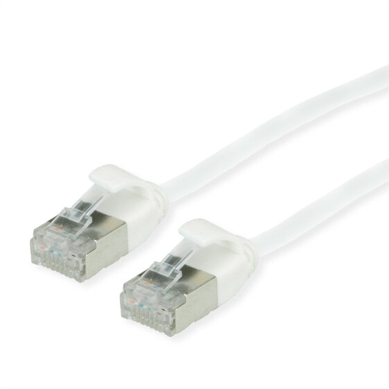 ROTRONIC-SECOMP 21441698 RJ45 Netzwerkkabel Patchkabel Cat 6a U/FTP 0.15 m Weiß 1 St. - Cable - Network