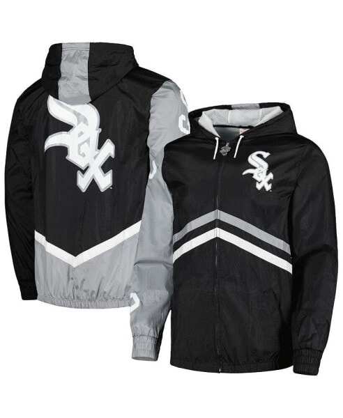 Men's Black Chicago White Sox Undeniable Full-Zip Hoodie Windbreaker Jacket