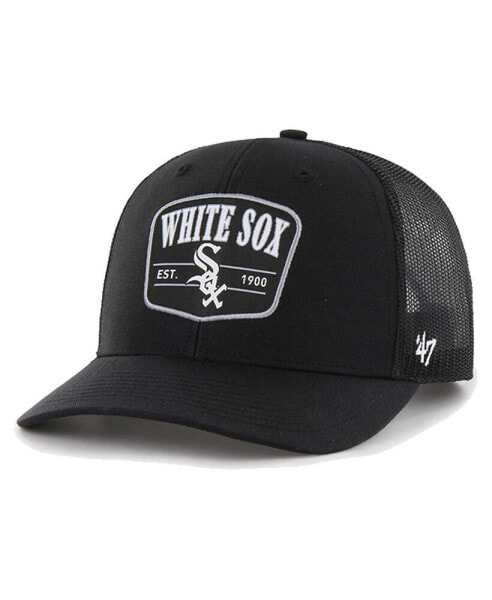 Men's Black Chicago White Sox Squad Trucker Adjustable Hat