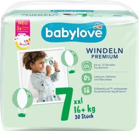 Windeln Premium Gr. 7 XXL 16+ kg, 30 St