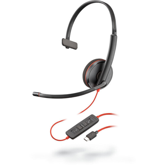 Наушники с микрофоном Plantronics 209746-201 Чёрный Красный