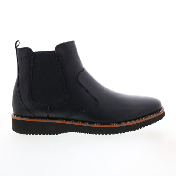 Dunham Clyde Chelsea CI2307 Mens Black Leather Slip On Chelsea Boots 13