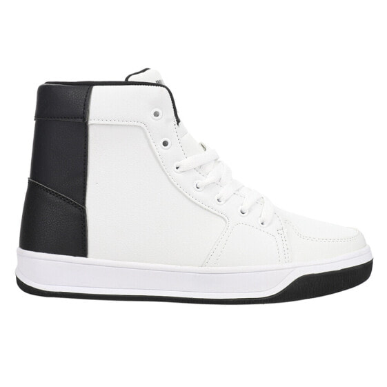 William Rast Empire High Top Mens White Sneakers Casual Shoes WR1608-011