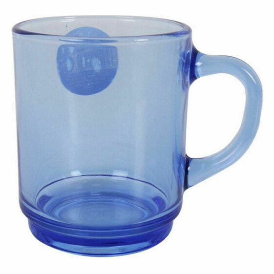 Чашка синяя Duralex Versailles Штабелируемая 260 мл