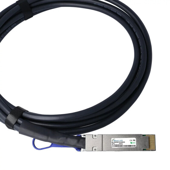 BlueOptics Juniper 720-087756 kompatibles BlueLAN DAC QSFP-DD BL292901X1M26 - Cable - 1 m