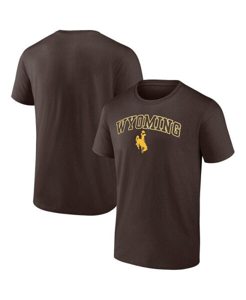 Футболка мужская Fanatics Wyoming Cowboys коричневая