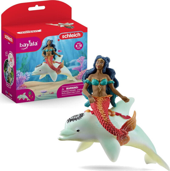 Figurka Schleich Schleich Bayala Isabelle on dolphin, toy figure