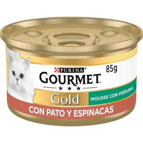 PURINA Gourmet Gold Mousse Duck With Spinach 24x85g Cat Food