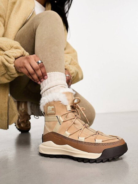 Sorel Ona Rmx Glacy waterproof boots in brown 