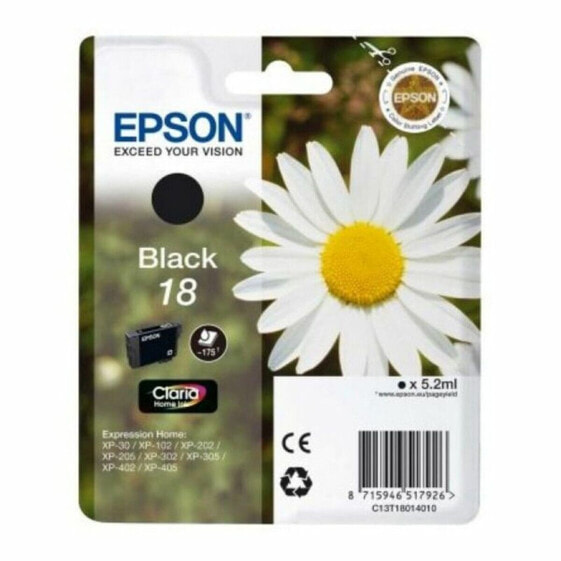 Original Ink Cartridge Epson Cartucho Epson 18 negro Black