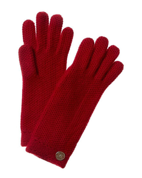 Варежки Bruno Magli Honeycomb Stitch Cashmere Glove