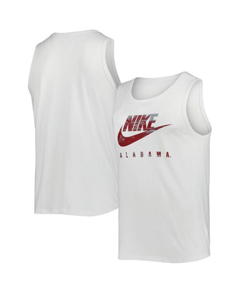 Men's White Alabama Crimson Tide Spring Break Futura Performance Tank Top