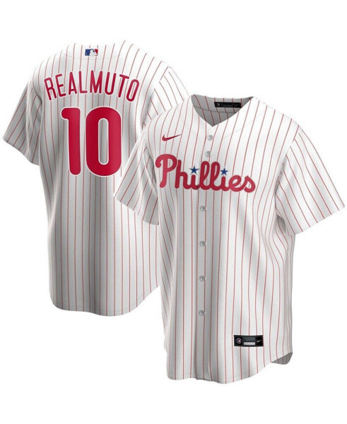 Men's JT Realmuto White Philadelphia Phillies Home Replica Player Name Jersey