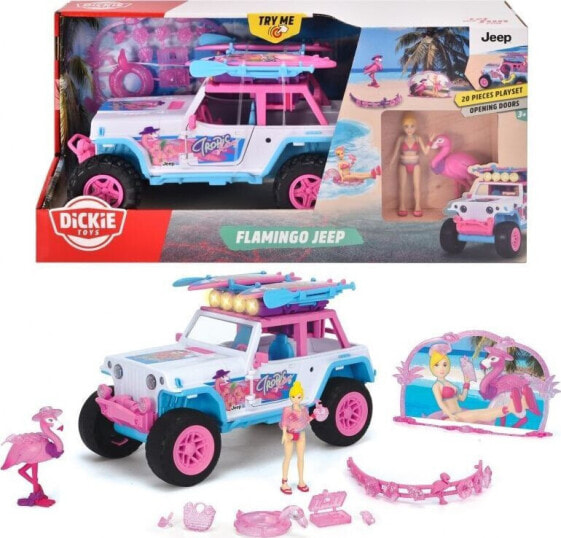Детский игрушечный транспорт Dickie Playlife Джип Розовый 22см