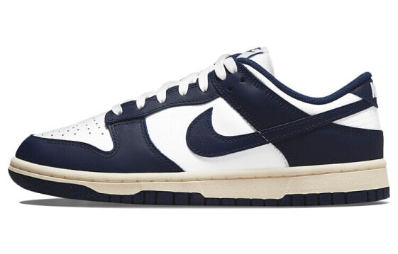 Nike Dunk Low "Midnight Navy and White" 复古 防滑耐磨 低帮 板鞋 女款 海军蓝 / Кроссовки Nike Dunk Low DD1503-115