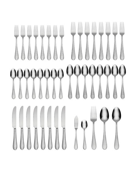 Tibet 45-PC Flatware Set, Service for 8