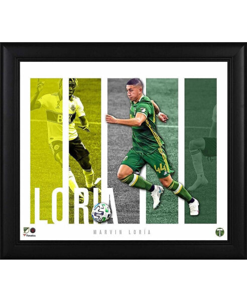 Marvin Loria Portland Timbers Framed 15" x 17" Player Panel Collage