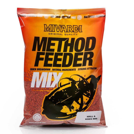 MIVARDI Krill&Robin Red Method Groundbait 1kg