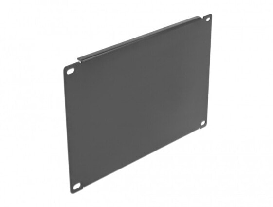 Delock 66663 - Blind panel - Black - Metal - 4U - 177.5 mm - 254 mm