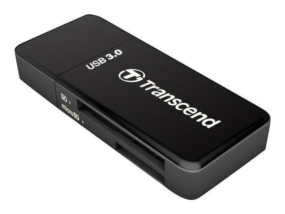 Устройство для чтения карт памяти Transcend RDF5 Черное - MicroSDHC - MicroSDXC - SDHC - SDXC - Черное - Microsoft Windows 7 Microsoft Windows 8 Microsoft Windows 10 Mac OS X 10.2.8 или более поздняя версия Linux Kernel... - CE/FCC/BSMI/KC/RCM/EAC - USB 3.2 Gen 1 (3.1 Gen 1) Type-A - 5 V