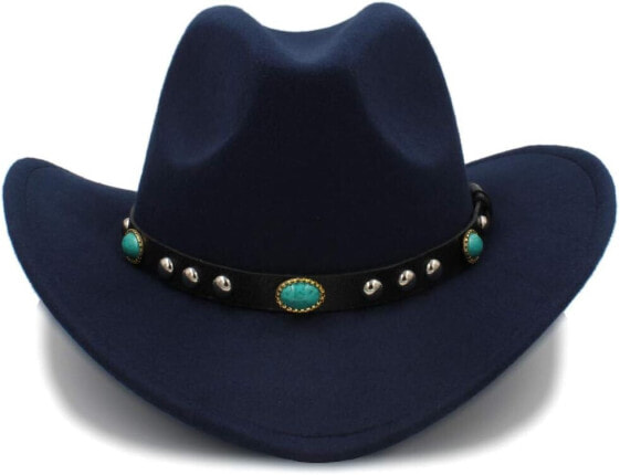 Women's hats, cowboy hat, jazz hat, arrival fashion cowboy hat for women, party costumes, cowgirl roll-up hat