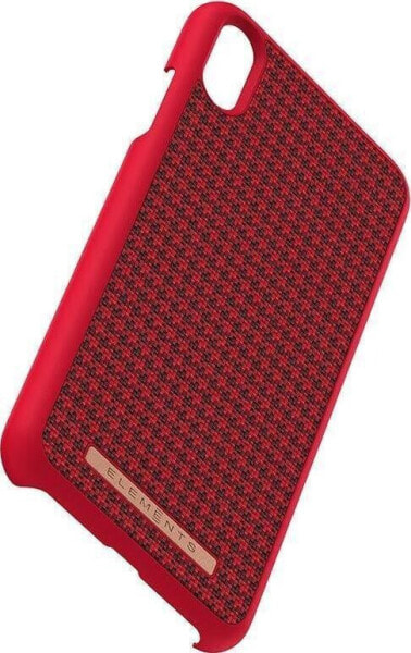 Nordic Elements Nordic Elements Saeson Idun - Materiałowe etui iPhone Xs Max (Red)