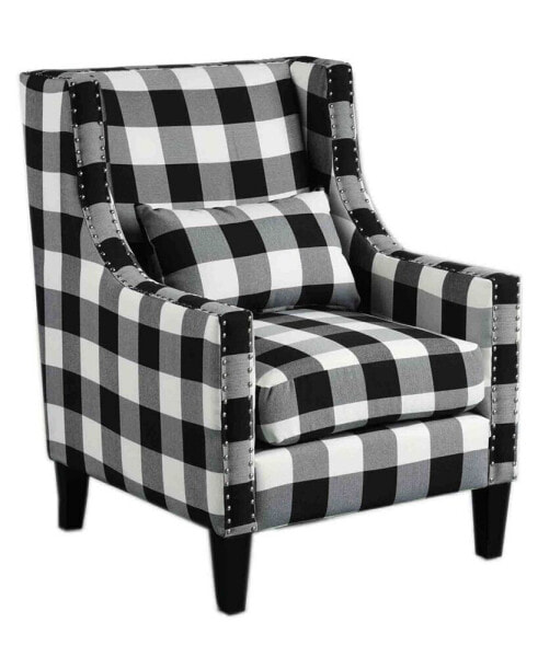 Кресло для гостиной Best Master Furniture glenn с наличными истолкованиями в квадратном орнаменте