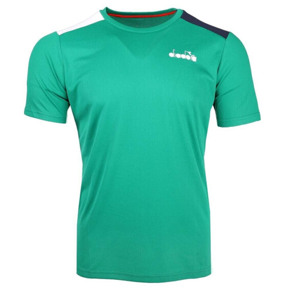 Diadora Core Tennis Crew Neck Short Sleeve Athletic T-Shirt Mens Size S Casual