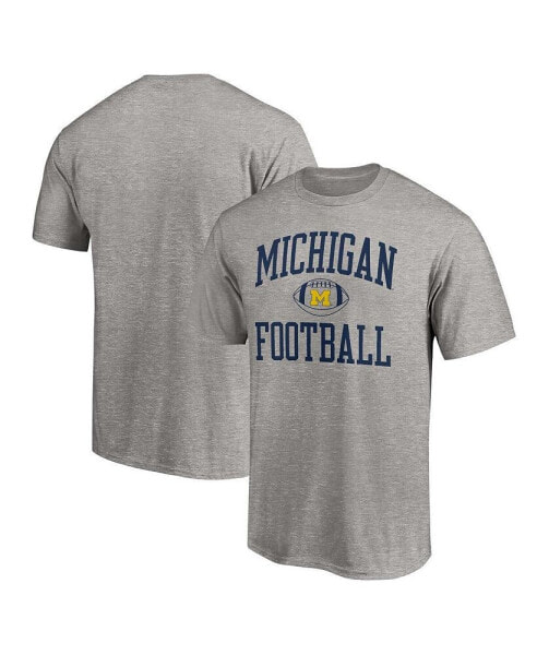 Men's Heathered Gray Michigan Wolverines First Sprint Team T-shirt