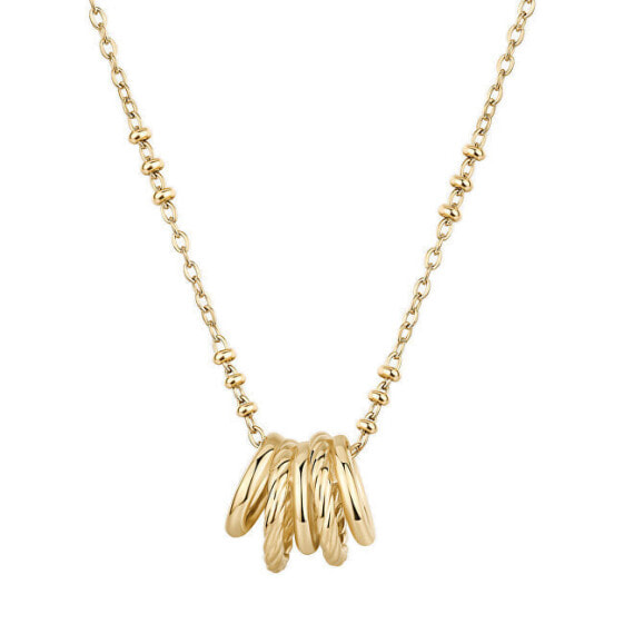 Amy BAY02 stylish gold plated necklace