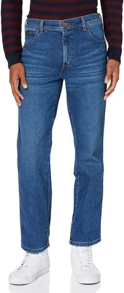 Wrangler Herren Texas Contrast Straight Jeans