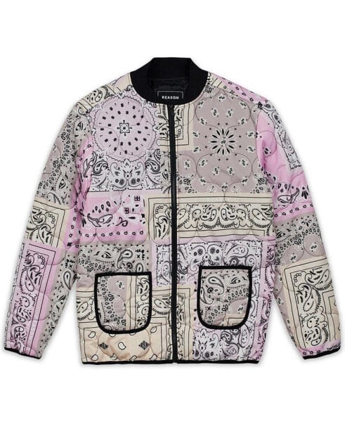 Men's Paisley Quilted Jacket