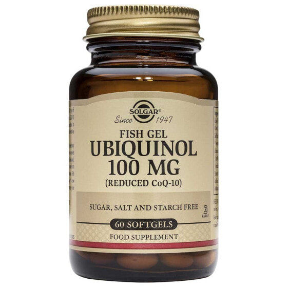 Миндальные капсулы Ubiquinol 100 мг Solgar