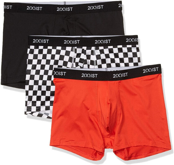 2(X)IST Men's 238238 3-Pack Micro Speed Dri Boxer Brief Underwear Size L