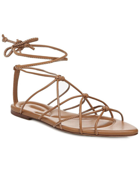 Vince Kenna Leather Strappy Sandal Women's Brown 6.5
