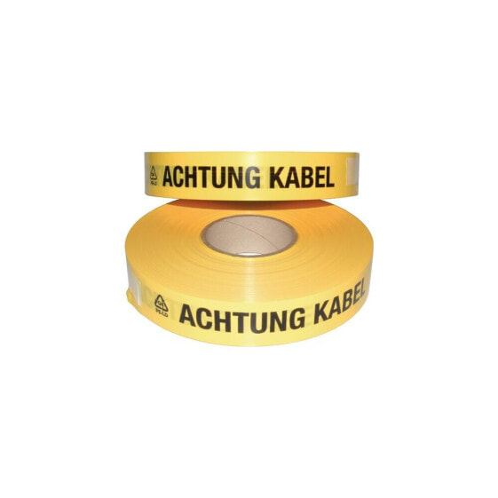 Multicoll Trassenwarnband Aufdruck Achtung Kabel Breite 40 mm Länge 250 m gelb