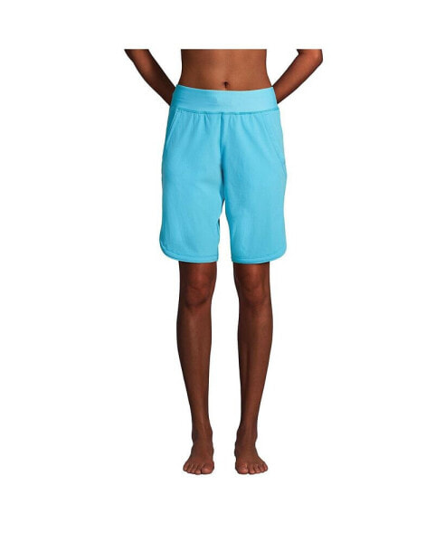 Women's 11" Quick Dry Modest Swim Shorts with Panty