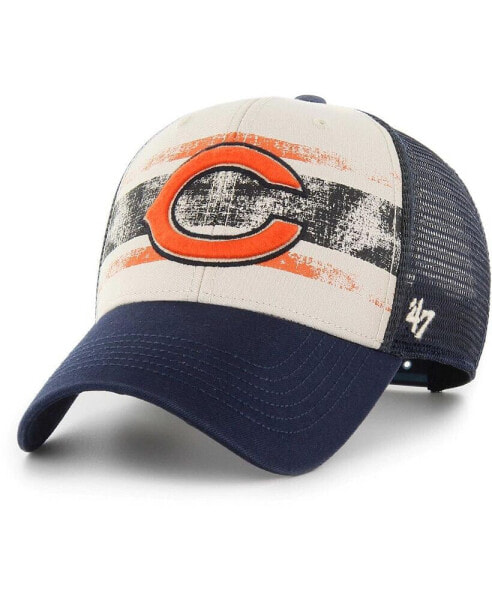 Men's Cream Chicago Bears Breakout MVP Trucker Adjustable Hat