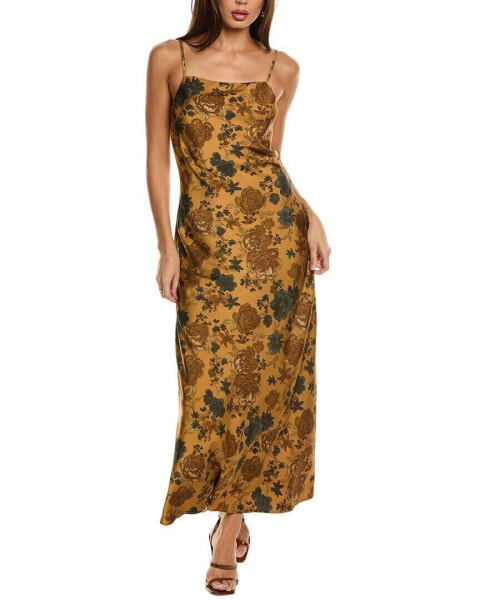 Maison Maar Satin Maxi Dress Women's