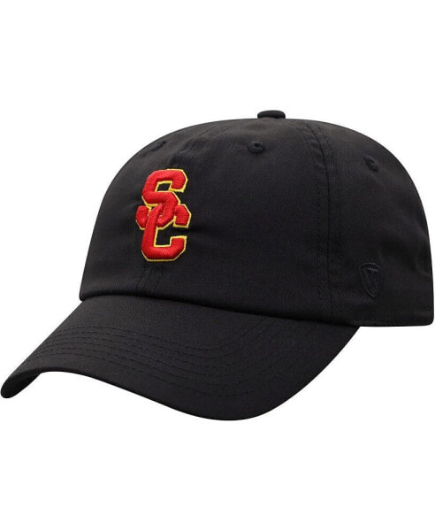 Men's Black USC Trojans Staple Adjustable Hat