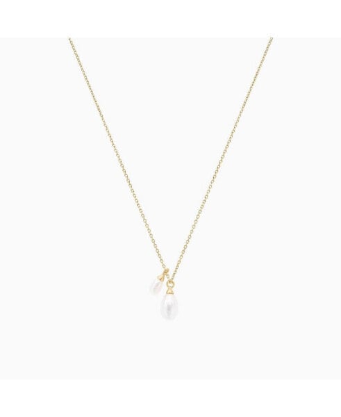 Maisie Duo Cultured Pearl Pendant Necklace