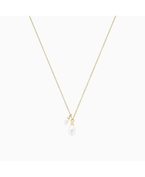 Maisie Duo Cultured Pearl Pendant Necklace