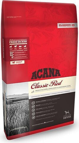 Корм для собак Acana, Classic Red, с ягненком, говядиной и свининой, 2 кг