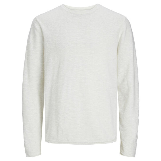 JACK & JONES Linen Knit Crew Neck Sweater